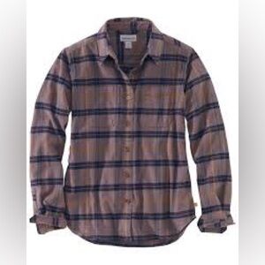 Carhartt Rugged Hamilton flannel plaid button-down Rugged Flex stretch Size XXL